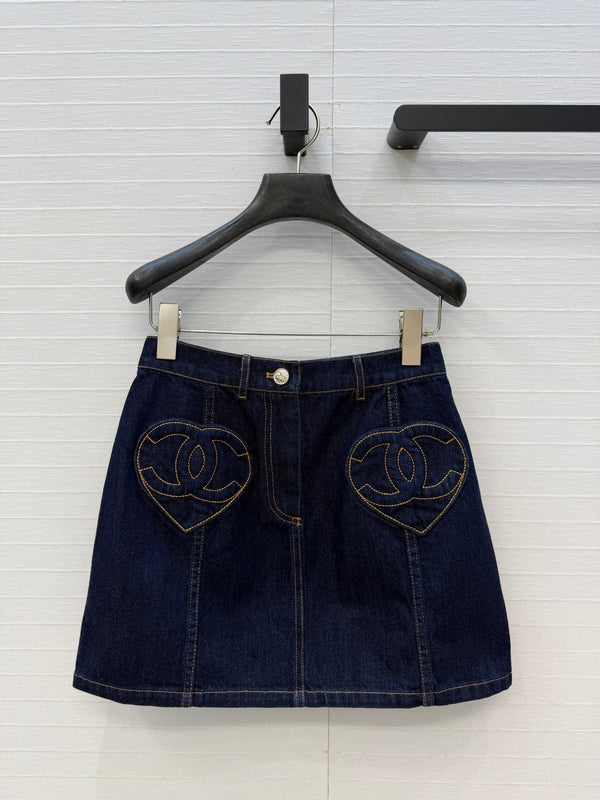 CC 26s Mini Skirt Dark Blue Denim 360877
