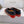 Maison Margie Split-Toe Ballet Flats Red Black Cowhide 724741