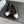 CC 26s Ballet Flat Black Orange Horsehair 850774