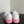LV Sneakers Time Out  Logo Print White Mix Pink Calfskin