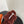 HM Oran Sandal Dark Brown Red Wool Fleece 961014