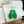 Petal Anagram Slide in Green Soft Calfskin 273514