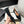ALAIA PUMP 1 CM IN BLACK SUEDE MIX BLACK CALFSKIN