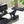 CC 25P Colorful Double Buckle Mary Jane Sandals Black Frabic 466988