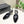 CC 26P Slingback Pearl-Shaped Heel 7cm Black Quited Leather 767268