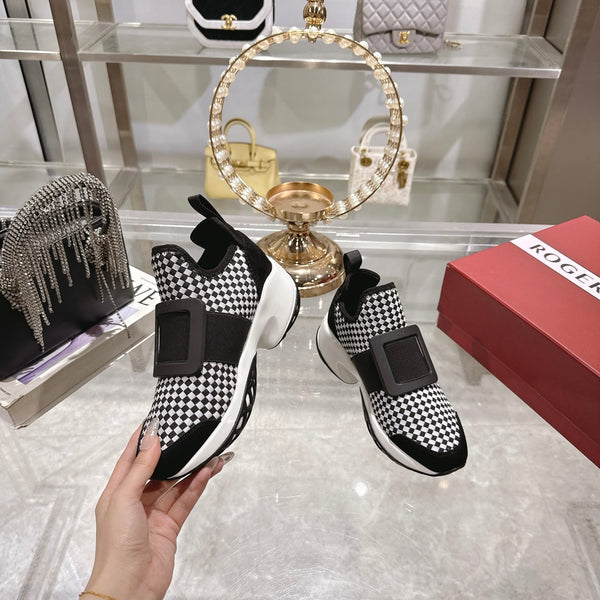Viv Sneaker Black Custom Woven 262959