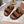 Miu Comfort Sandals Coffee Quilted Suede 751304