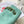 CC Shopping Tote Bag 33cm Seafoam Green Quilted Suede