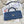 CC Maxi Flap Bag with Top Handle 31.5cm Blue Denim