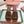 LP 25C Summer Charms Mules 55MM Brown Suede 215029