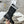 D-Major Boot In Black Mix White Denim Fabric 100566