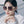 EMBOSSED LOGO GEOMETRIC FRAME SUNGLASSES G4250 IN ACETATE