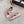 ALAIA CRISS CROSS BALLET FLAT IN BABY PINK LAMBSKIN WITH SILVER HARDWARE