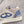 CD B57 Mid-Top Sneaker White Beige Mix Light Blue Calfskin And Oblique Jacquard