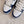 CD B57 Mid-Top Sneaker White Mix Dark Blue Calfskin And Oblique Jacquard