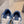 CD B27 Low-Top Sneaker White Blue Print Calfskin And Denim Fabric