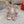 RC Flower Sandals Pink Nude Sheepskin Rhinestones 328466