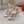 RC Flower Sandals Pink Nude Sheepskin Rhinestones 328466