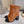 CC 25 Heeled Short Boot Camel Brown mix Black Patent Leather 516678