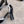CC FW26 Square Cap Toe Slingback 8.5cm White Black Patent Leather 723686