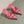 CAGOLE POINTED HIGH MULES IN ROMAN PINK SHINY CALFSKIN