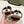 0ran sandal black denim brown calfskin