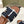 0ran sandal black denim brown calfskin