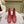 ALAIA SHORT BOOTS IN CHERRY RED LAMBSKIN ATTACH RHINSTONES