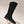 CC Knee-High Boots 40mm Black Suede Leather 447192