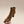 CC Ankle Boots 85mm Brown Yellow Rough Velvet Fabric