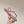 RC 25 Thong Bow Attached Flat Sole Pink Silk Rhinestones 268065