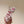 RC 25 Thong Bow Attached Flat Sole Pink Silk Rhinestones 268065