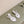 RC 25 Thong Diamond Flat Sole White Silk Rhinestones 268068