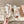 Miu Technical Sneakers White Light Brown Cowhide Fabric 445810