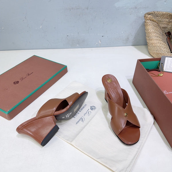 LP Vera Heeled Sandal Brown Sheepskin 742545