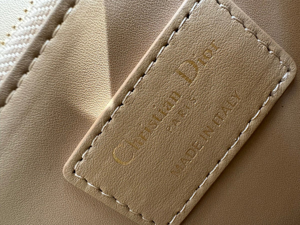 MY CD 24 TOP HANDLE BAG BEIGE LAMBSKIN