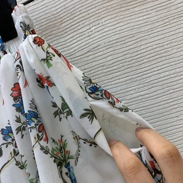 CD 2026 Midi Skirt Multicolors Cotton 411783