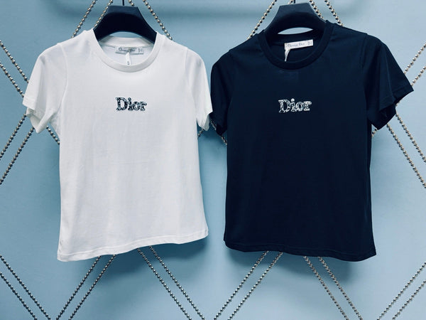 CD SS26 T-Shirt With Logo Cotton 351324