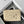 TRIOMPHE Zipped Card Holder Beige Cowhide Leather