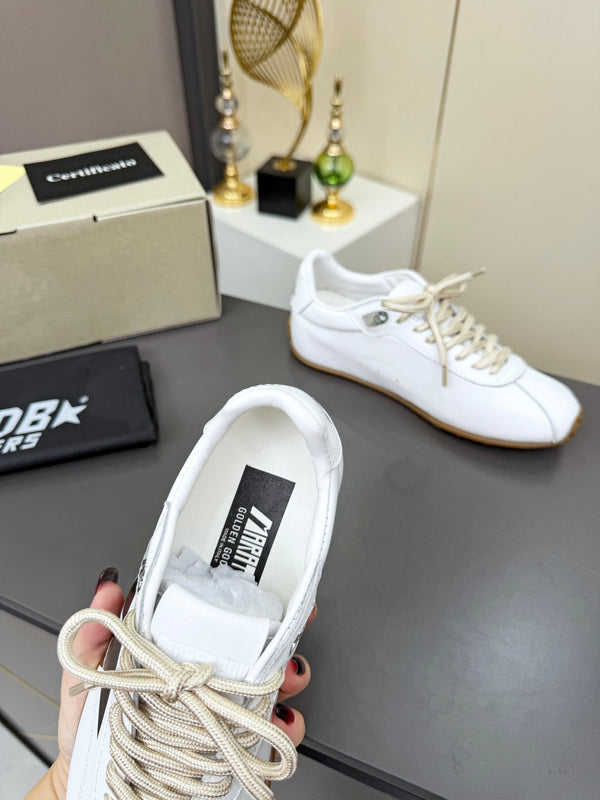 Golden Goose 26s Marathon Runner Sneakers White Leather 735861