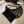 ONE PIECE DEMI LUNE BAG 31 IN BLACK FISHNET