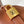 LOW KEY CABAS 47 IN SASSY SALMON GRAINED CALFSKIN GOLD BUCKLE