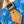 SPEEDY P9 BANDOULIÈRE 25 IN BLUE MONOGRAM CANVAS GOLD HARDWARE