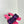 dway heeled slide 35 purple red embroidered cotton