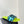 dway slide embroidered blue lime cotton