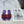 dway slide embroidered red purple cotton