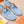 LV 25C Romy Flat Blue Pastel Monogram Denim Fabric With gold logo 218310