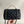 24a mini flap bag top handle 20cm black lambskin silver hardware