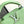 CAPUCINES MINI 21 IN LIGHT GREEN TAURILLON SILVER HARDWARE