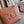 SMALL CABAS ANAÏS CUIR TRIOMPHE 28 IN BRONZE ORANGE GRAINED CALFSKIN
